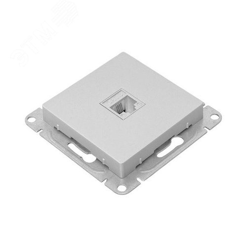 Эпика Механизм розетки RJ11 алюминий EKF - фото 6