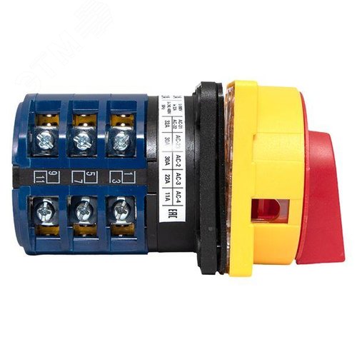 Переключатель кулачковый ПК-1-23 32А 3P 1-0-2 с блокировкой IP65 PROxima - фото 3