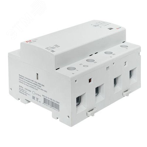 Контактор модульный КМ 125А 2NO+2NC 230VAC (6 мод.) AVERES - фото 9