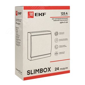 Щит распределительный навесной ЩРН-П-24 SlimBox IP41 PROxima - фото 2