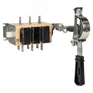 Выключатель-разъединитель ВР32У-31A71240-R 100А, 2 направ. с д/г камерами, с передней смещённой рукояткой MAXima