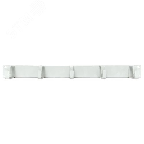 Органайзер кабельный TERACOM PRO 1U 5 колец серый - фото 2