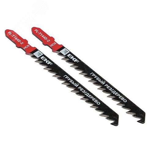 Пилки для электролобзика T144D (грубый рез по дереву и ДВП)(HCS)(2 шт)  Master - фото 1