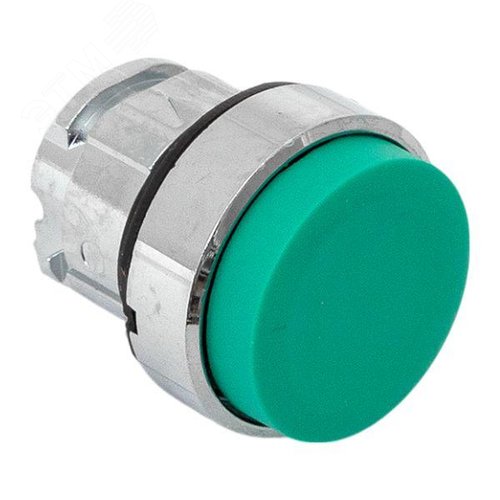 Исполнительный механизм кнопки XB4 зеленый выпирающая возвратный без фиксации, без подсветки IP65 - фото 6