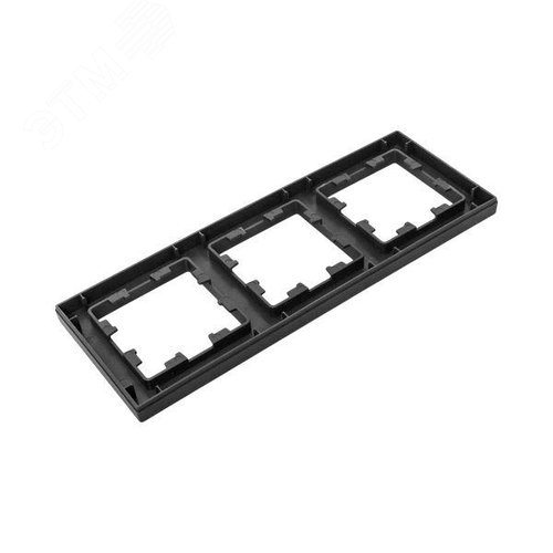 Эпика Рамка 3-местная черный пластик EKF - фото 7