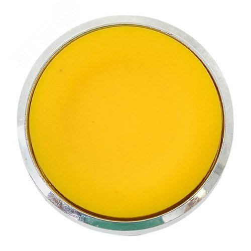 Исполнительный механизм кнопки XB4 желтый плоский возвратный без фиксации, без подсветки IP65 - фото 2