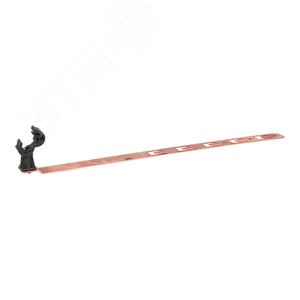 Держатель под черепицу с крючком с пластиковым фиксатором L 415 Cu PROxima - фото 1