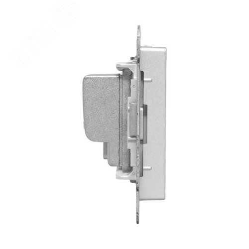 Эпика Механизм розетки TV проходная алюминий EKF - фото 3