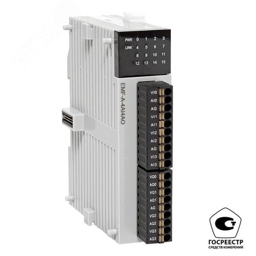 Модуль аналогового в/в EMF 4/4 PRO-Logic  (с поверкой) - фото 1