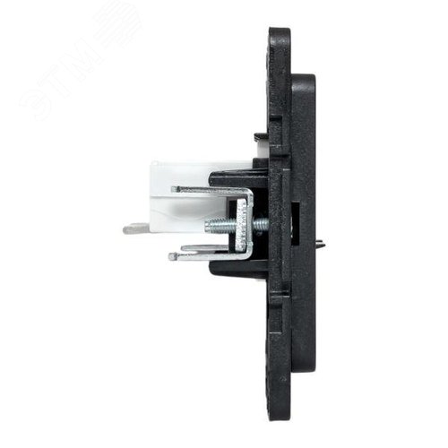 Стокгольм Механизм Розетки RJ-45 2-местной черный EKF - фото 3