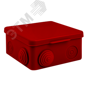 Коробка распаячная огнестойкая (100х100х50) 2 двойных кк/6мм/8 вводов IP54 PROxima