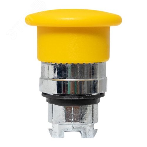Механизм кнопки исполнительный XB4 Грибок желтый возвратный без фиксации без подсветки IP65 - фото 3
