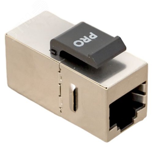 Адаптер проходной TERACOM PRO Cat.6 экран. RJ45-RJ45 тип Keystone - фото 4