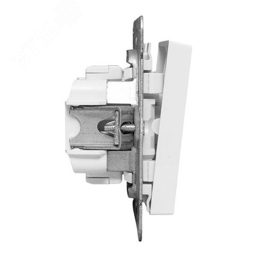 Эпика Механизм выключателя 2кл. кнопочный белый EKF - фото 3