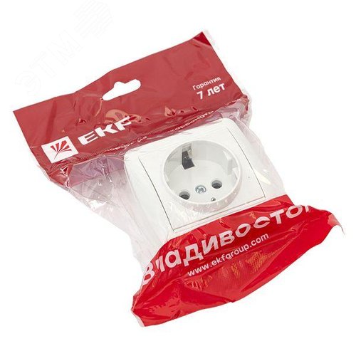 Владивосток Розетка 1-местная 16А с заземлением IP44 EKF - фото 7