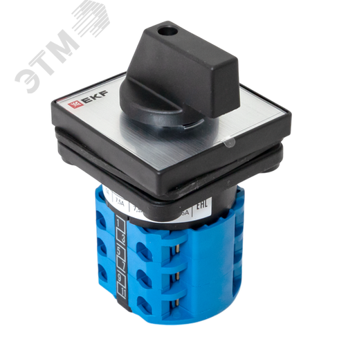 Переключатель кулачковый ПК-1-53 63А 3P 1-2 IP65 EKF - фото 2