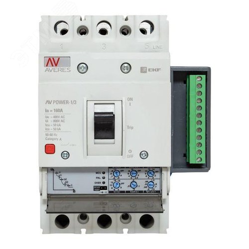 Выключатель автоматический AV POWER-1/3 160А 50кА ETU2.2 - фото 3
