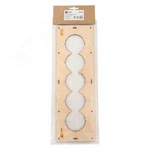 Шаблон для подрозетников c 5 отв. диам. 72 мм Expert - фото 2