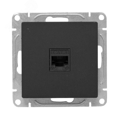 Эпика Механизм розетки RJ11 черный EKF - фото 2