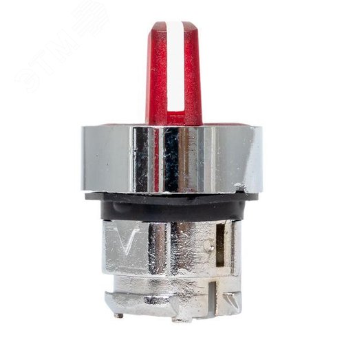 Механизм переключателя исполнительный XB4 красный на 2 положения возвратный без фиксации с подсветкой с короткой ручкой PROxima - фото 4