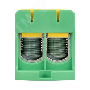 Клемма силовая вводная двойная КСВ 35-150 желто-зеленая PROxima - фото 2