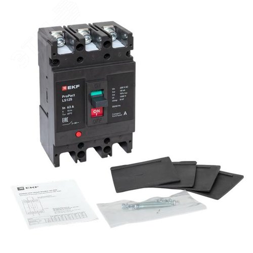 LS125 18кА 3P 63А ProPact EKF - фото 10