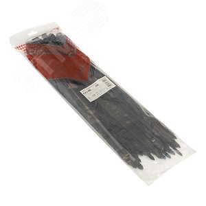 Хомут P6.6 стандартный черный 4.8x400 (100шт) FlexLock PROxima - фото 2