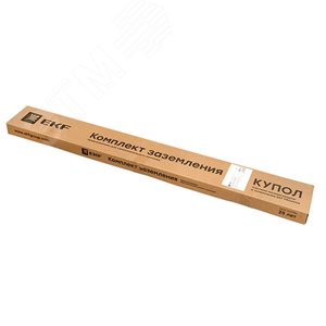 Комплект безмуфтового заземления с заострением 4,5 м - фото 1