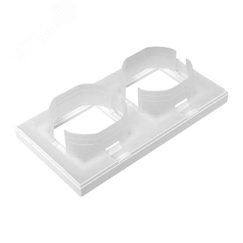 Эпика Рамка 2-местная IP44 белый пластик EKF - фото 7