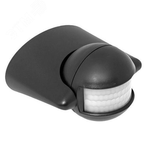 Датчик движения ИК настенный 1200Вт 180 градусов до 12 м IP44 MS-39b черный PROxima - фото 8