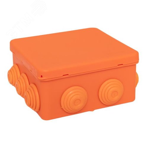 Коробка огнестойкая E45 100х100х50мм с клеммниками 7 полюсов 0,5-10мм2 IP55 HF EKF - фото 3