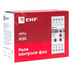 Реле контроля фаз многофункциональное RKF-8 EKF - 2