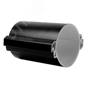 Труба гладкая разборная ПВХ 110 мм (750Н), черная PROxima