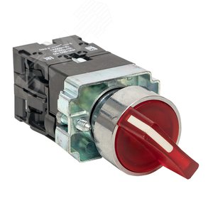 Переключатель BD33 3P c красной подсветкой 24В NO PROxima - фото 1