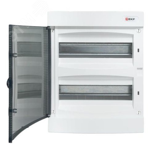 Щит распределительный навесной Unix прозрачная дверь 2х12 модулей IP41 EKF PROxima - фото 4