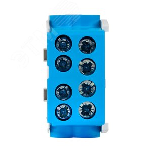 Клемма распределительная КСР с двойным винтом 2x35/2x25 синяя PROxima - фото 2