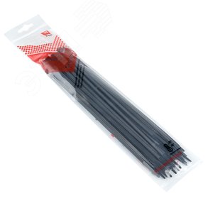 Хомут P6.6 стандартный черный 4.8x250 (50шт) FlexLock PROxima - фото 1