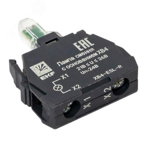 Лампа сменная c основанием XB4 красная 24В PROxima - фото 7