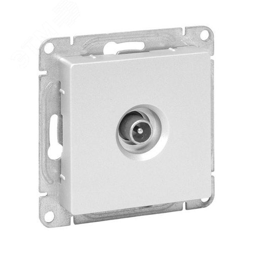 Эпика Механизм розетки TV проходная алюминий EKF - фото 1