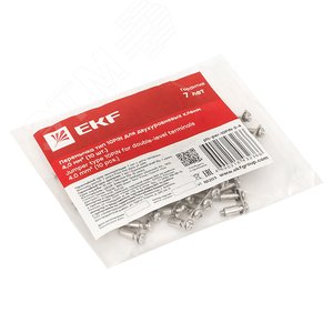 Перемычка тип 10PIN для двухуровневых клемм 4.0 мм2 (10 шт.) EKF - фото 2