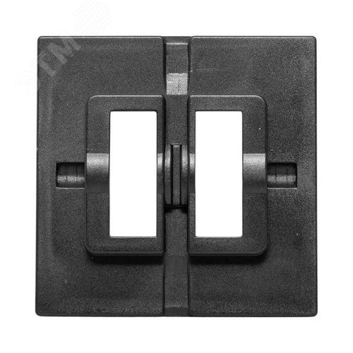 Эпика Пластина переходная для 1 или 2х клавишного выкл. IP44 черный EKF - фото 2