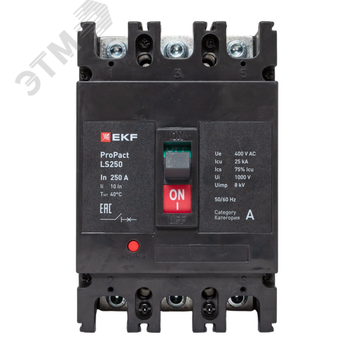 Выключатель автоматический LS250 25кА 3P 250А     ProPact - фото 2