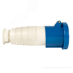 Розетка кабельная 63А 2Р+Е IP44 переносная 220В 233 - фото 2