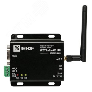 Модем беспроводной передачи данных WDT LoRa 433 L20 PROxima wdt-L433-20 EKF - 4