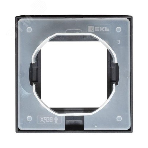 Эпика Рамка 1-местная IP44 черный пластик EKF - фото 4