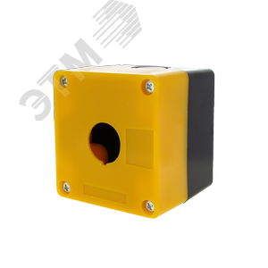 Корпус КП101 1 кнопка желтый - фото 3