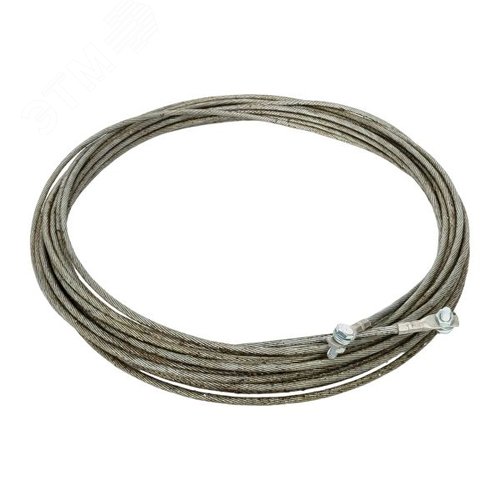 Изображение товара Трос стальной грозозащитный 50 мм2 (бухта 25м) EKF (м)