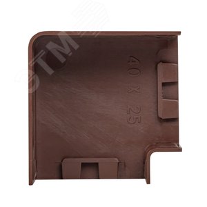 Поворот 90 градусов (40х25) (4 шт) Plast под темное дерево - фото 2