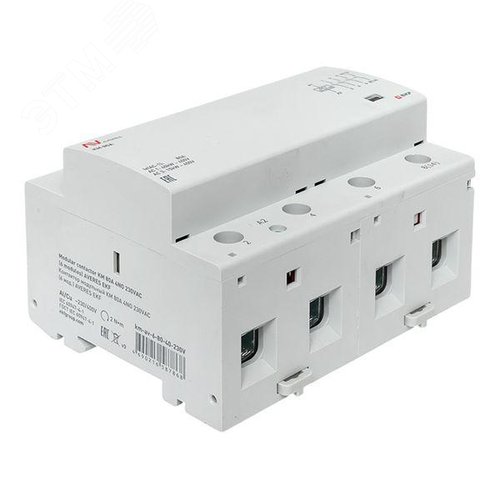 Контактор модульный КМ 80А 4NO 230VAC (6 мод.) AVERES - фото 9