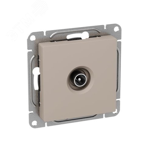 Механизм розетки TV  оконечная  кремовый Эпика EKF - фото 1